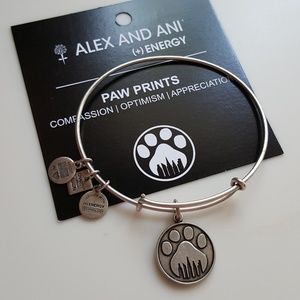 Alex and Ani Paw Print Bracelet